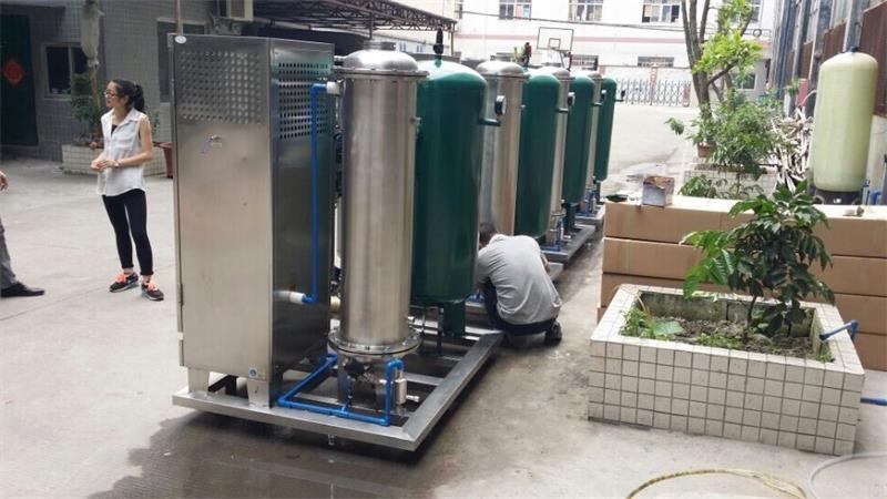 臭氧發(fā)生器，500克氧氣源臭氧發(fā)生器牛仔洗滌現(xiàn)場(chǎng)視頻